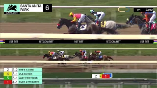 Ole Silver wins Race 6 on Friday, June 18th, 2021 at Santa Anita Park.