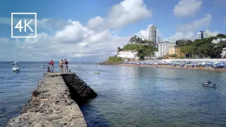 Do you know Porto da Barra? Let's go to Ondina. Salvador, Bahia. 4K Ambience.