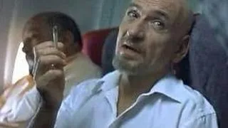 Ben Kingsley in aeroplane scene from Sexy Beast as Don Logan - "Its the one with the ginger hair"