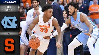 North Carolina vs, Syracuse Full Game | 2019-20 ACC Men's Basketball