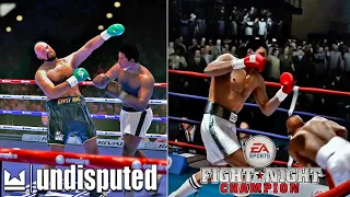Undisputed Vs Fight Night Champions - Knockouts & Knockdowns [4k 60FPS]