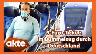 9-Euro-Ticket: Im Bummelzug durch Deutschland | Akte | SAT.1