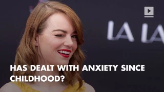 How Emma Stone deals with her anxiety