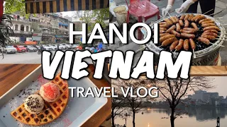 Vietnam Travel Vlog 2024 | hanoi old quarter,west lake,cafes,shopping,night market food(with prices)