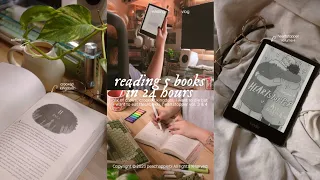 i read 5 books in 24 hours 📚 reading vlog  | 24-hour readathon