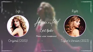 Taylor Swift - Haunted (Original vs. Taylor's Version Split Audio / Comparison)