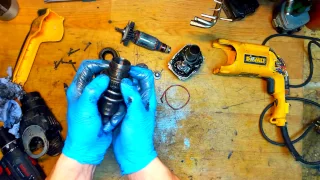 how to disassemble Dewalt D25123-GB rotary hammer drill Type 1 need new o-rings repair fix