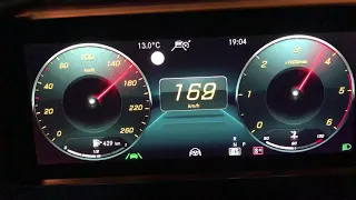 Mercedes Benz CLS 400d 4MATIC Stock 0-200 km/h Sportplus Kickdown