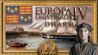 Let's Play Europa Universalis IV 4 | EU4 1.26 Dharma Gameplay | Great Britain Episode 22