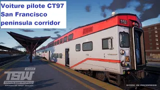Train Sim World PS4 [FR] peninsula corridor  bi level CT97 San Francisco