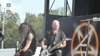 Anthrax - "WarDance" Live at Rockstar Mayhem in Bristow, Va. on 7/29/12, Song #5