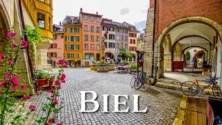 Biel after a summer storm! 🇨🇭 4K Switzerland summer walk