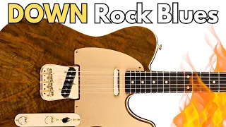 DOWN Rock Blues (Chris Stapleton style) Guitar Backing Track Instrumental D minor  High Quality