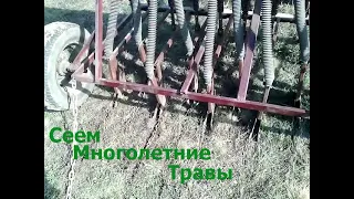 Посев многолетних трав на сено