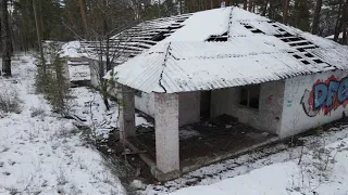 Заброшенный пионер лагерь Ленинец в Самарской области
