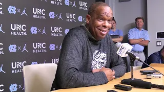 UNC Hubert Davis Media Day Press Conference | Inside Carolina Interviews