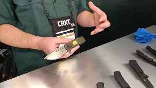 Shotshow 2018 how to field strip a CRKT knife demo