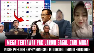 LAWAK! Pak Jarwo Gagal CARI MUKA "Mega Tertawa" Rangking Indonesia Turun Drastis di Salib Prindavan