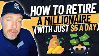 How to Retire a Millionaire (with just $5 a day) #shorts #millionaire #investing #retirement