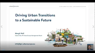 Presentation of the Driving Urban Transitions to a Sustainable Future (DUT) Partnership