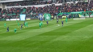 Asse -OM entrée des joueurs