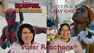 Deadpool & Wolverine and A Quiet Place: Day 1 Trailer REACTIONS