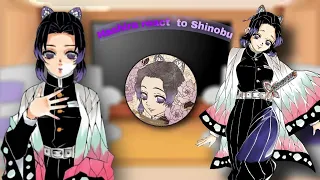 Hashira react to Shinobu|Реакция столпов на Шинобу|By:Сан