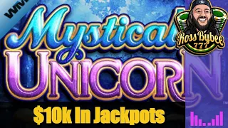 🌠🌠 Almost $10,000 in JACKPOTS and MEGA BIG WIN on Mystical Unicorn! 🌠🌠