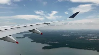 Singapore Airlines A350-900 Landing in Singapore | 9V-SMS