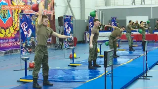 Рывок гири по-армейски - за 12 минут - продемонстрировали военнослужащие на чемпионате ЮВО