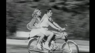 Classic honda bike moped cub commercial