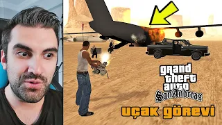 GTA SAN ANDREAS UÇAK GÖREVİNDE UÇAĞI PATLATIRSAK BAKIN NE OLUYOR ? YOK ARTIK DİYECEKSİNİZ !