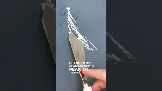 Easy Hack For Painting Snow On A Mountain!