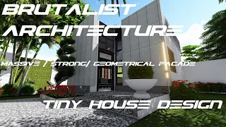 BRUTALIST ARCHITECTURE / TINY HOUSE DESIGN/MODERN HOUSE DESIGN