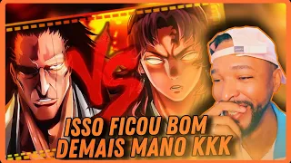 Reagindo à Kenpachi VS. Yoriichi | Combate de Rimas | Part. Teaga