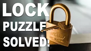 Solving the IMPOSSIBLE Lock Puzzle!!
