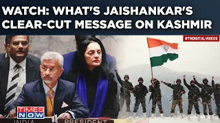 Jaishankar Minces No Words On Kashmir, Questions UN's 'Common Sense' As He Explains Accession Issue