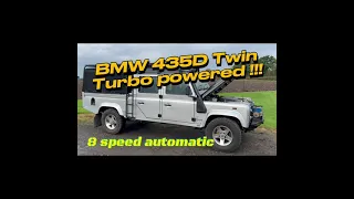 Ultimate Land Rover Defender with powerful BMW drivetrain! - BMW engine conversion N57 M57