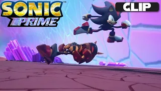 Sonic Prime | Season 3 | Shadow vs Alpha Grim Sonic / Alpha Grim Sonic's Defeat (HD)