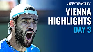 Murray Faces Alcaraz; Berrettini, Monfils & Sinner All Play | Vienna Day 3 Highlights