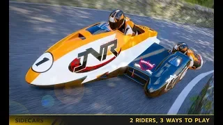 Доступны мотоциклы с коляской в дополнение "Sidecar Thrill" в игре TT Isle of Man!