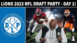 Detroit Lions 2023 NFL Draft Party - Round 1 Live! | Detroit Lions Podcast