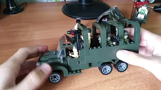 Обзор набора 811 Combat Zones:Carry Truck.