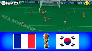 FIFA 23 | FRANCE vs SOUTH KOREA - FIFA WORLD CUP FINAL | NEXT GEN GAMEPLAY PC 4K