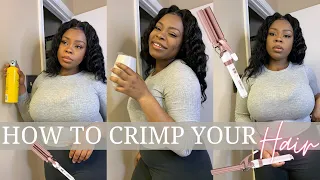 How To Crimp Your Hair | CONAIR DOUBLE CERAMIC TRIPLE BARREL WAVER