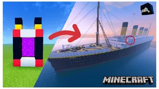 PORTAL AL TITANIC Y SE HUNDE 😱😱 ● MINECRAFT / PORTAL TO THE TITANIC AND IT SINKS 😱😱 ● MINECRAFT