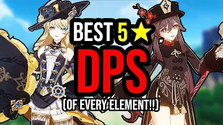 Best 5 STAR DPS Character of EVERY Element!! | Genshin Impact