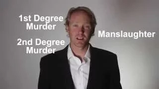 Explained: 1st degree murder, 2nd degree murder, and manslaughter?