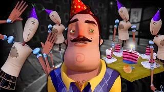 HAPPY BIRTHDAY NEIGHBOR - All Cake and Mannequin Locations - Hello Neighbor BETA 3