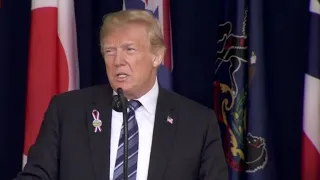 Trump pays tribute to 9/11 victims at Flight 93 memorial